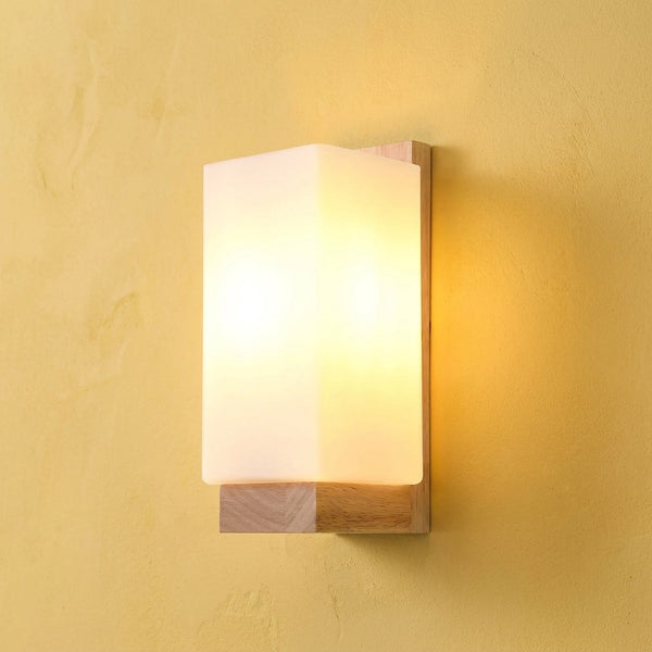 Applique murale salon en bois, moderne, douille E27