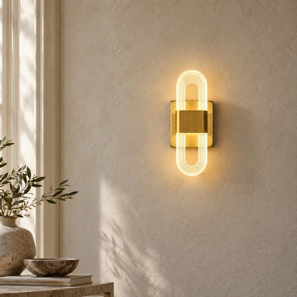 Applique murale chambre tête de lit LED, lumière chaude