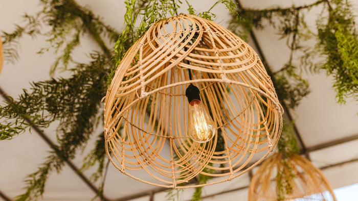 Quelle ampoule pour une suspension en rotin, bambou ou papier ?
