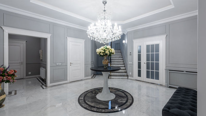 Luminaire en marbre blanc : Carrare, finitions, style et entretien