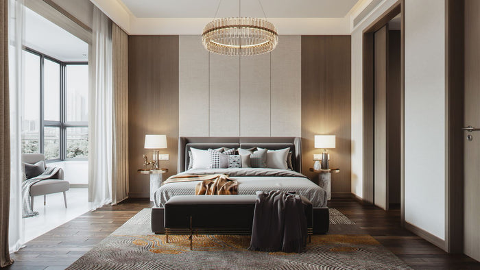 Lustre chambre : bien choisir sa suspension pour une lumière douce