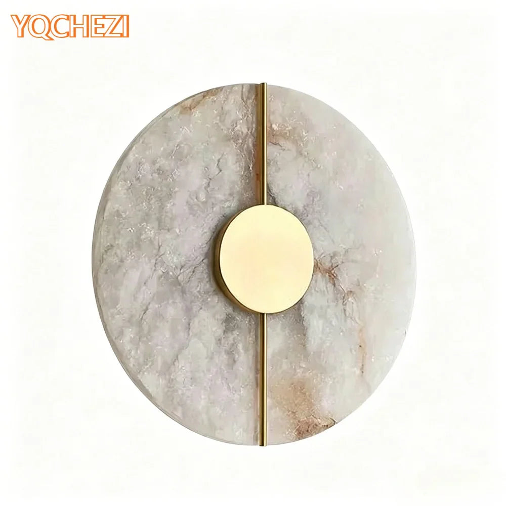 Luminaires en pierre et travertin — collection Lumiverra