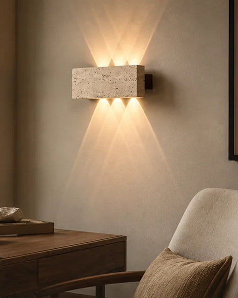 Appliques en Pierre & Travertin