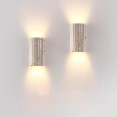 Applique 3D en pierre naturelle, blanc chaud 3000K