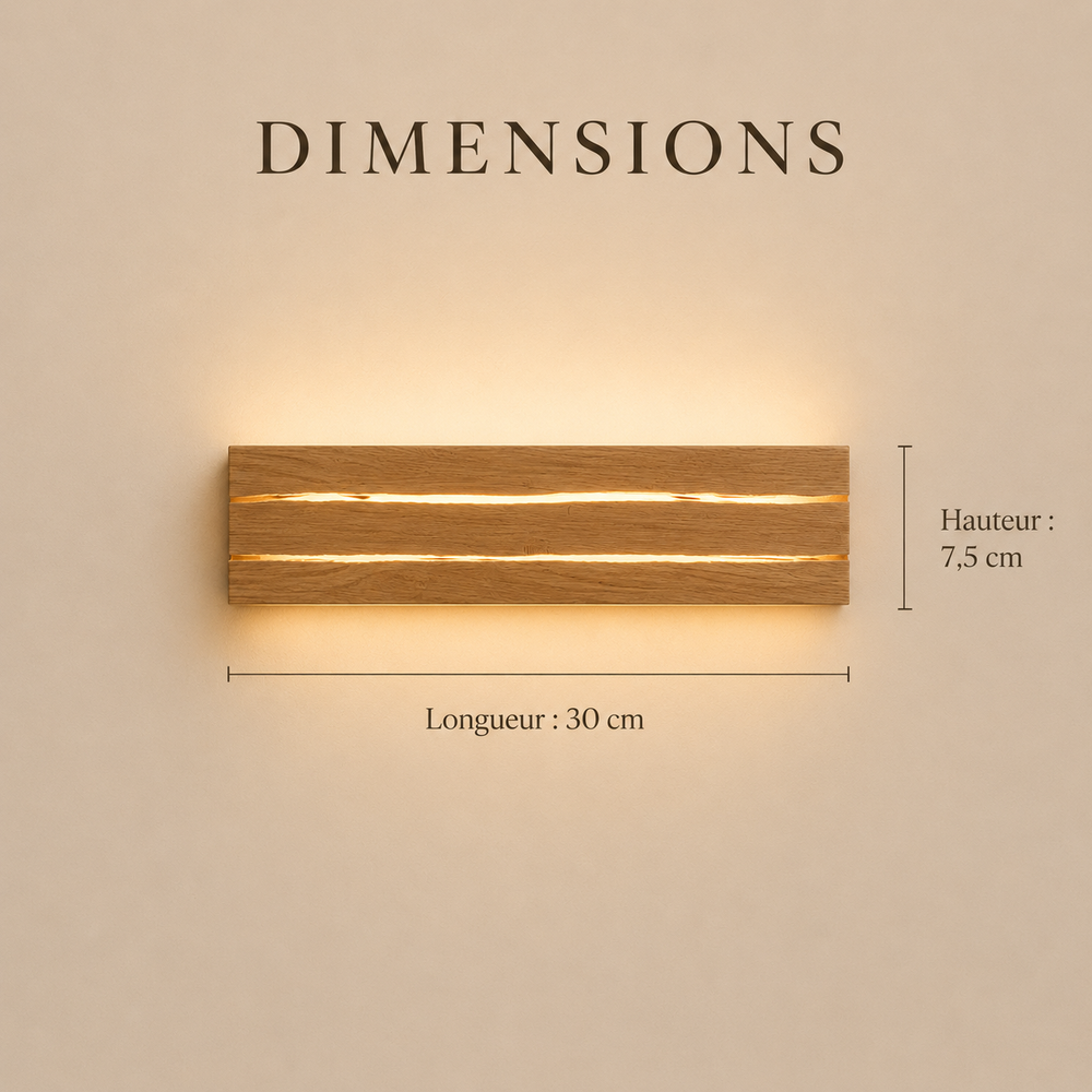 Dimensions : longueur 30 cm, hauteur 7,5 cm #30-cm