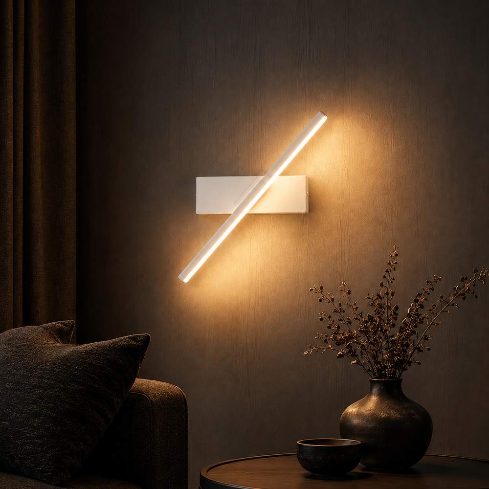 Applique blanche ambiance nuit #blanc