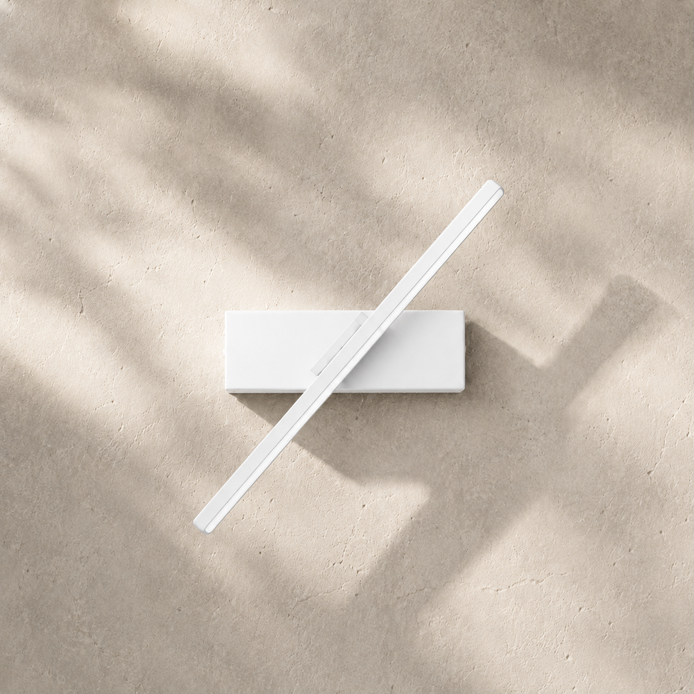 Applique blanche eteinte en journee #blanc