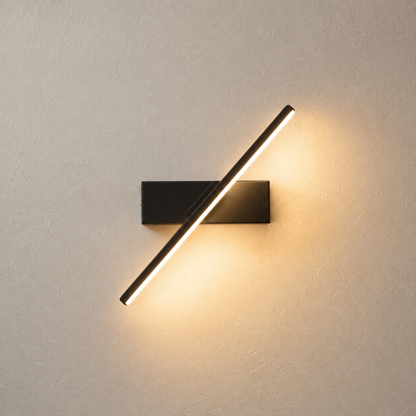 Applique murale liseuse LED orientable 330°, aluminium et fer