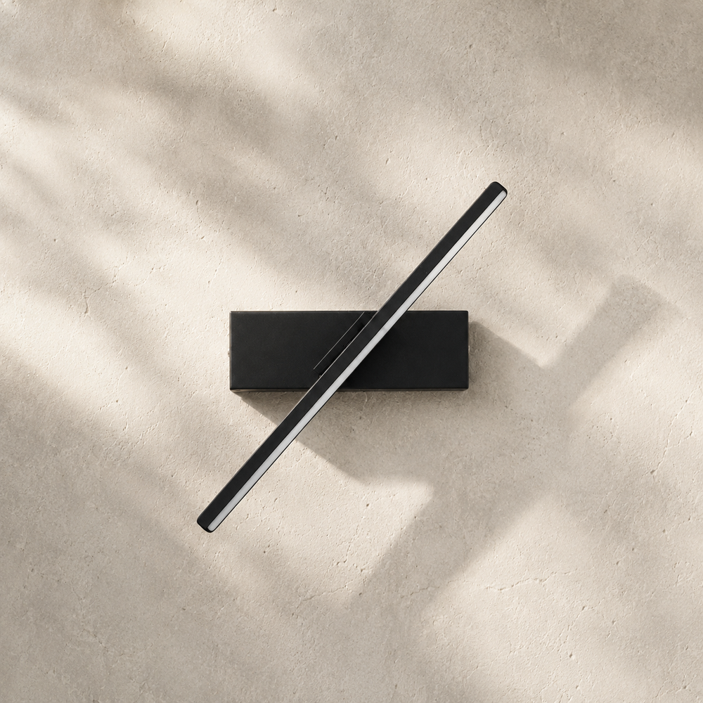 Applique noire eteinte en journee #noir