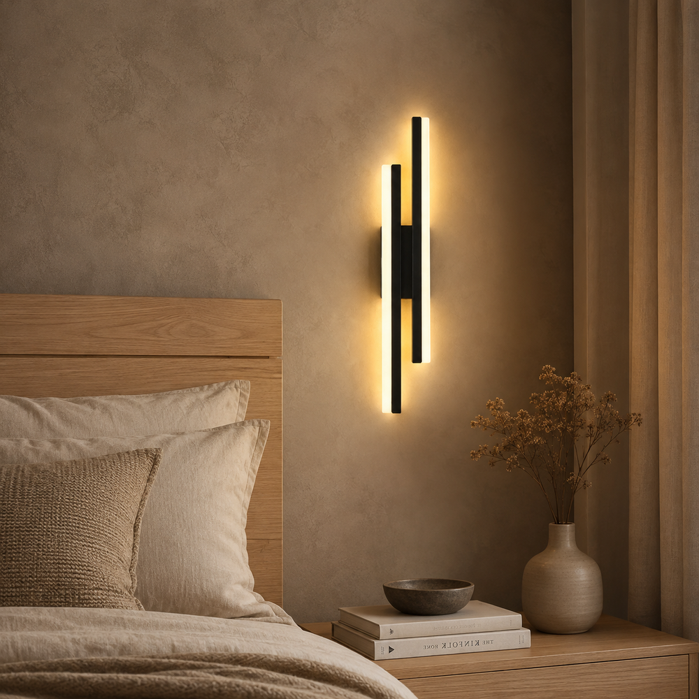 Applique noire tete de lit version droite #noir #droite