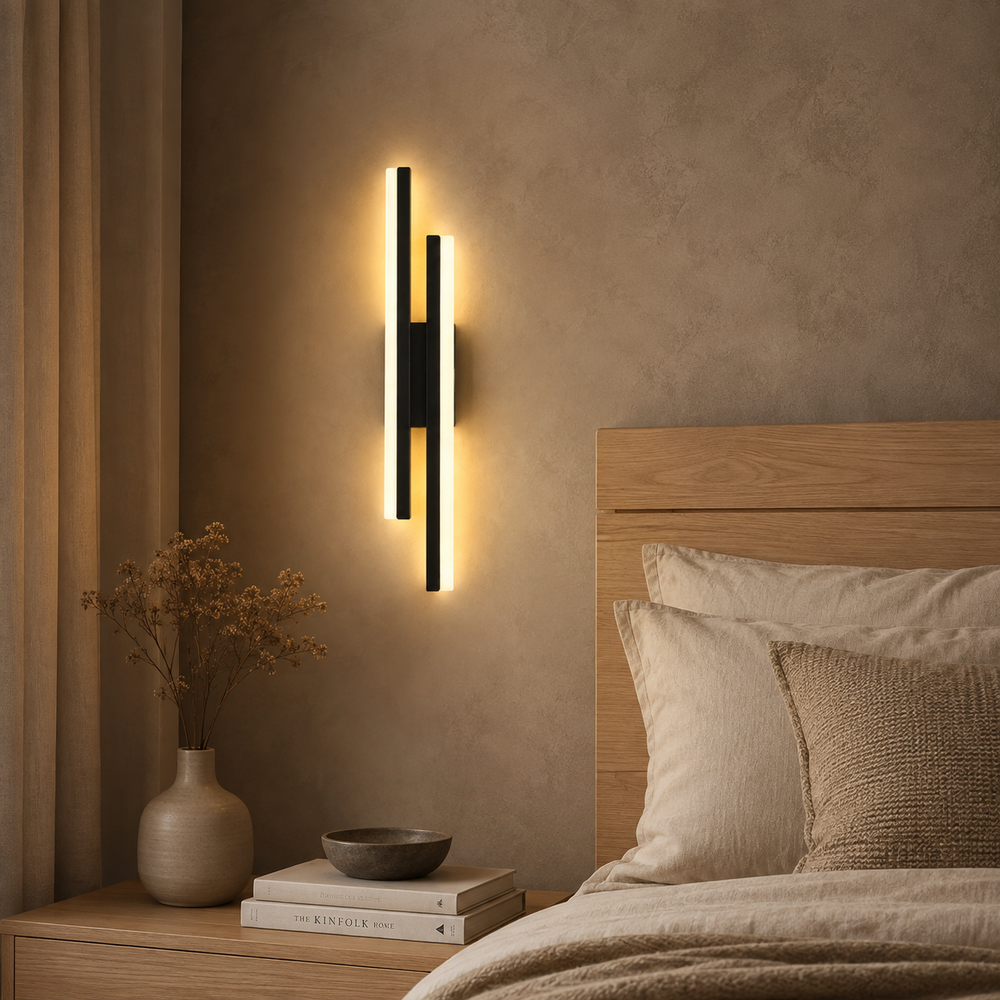 Applique noire tete de lit version gauche #noir #gauche
