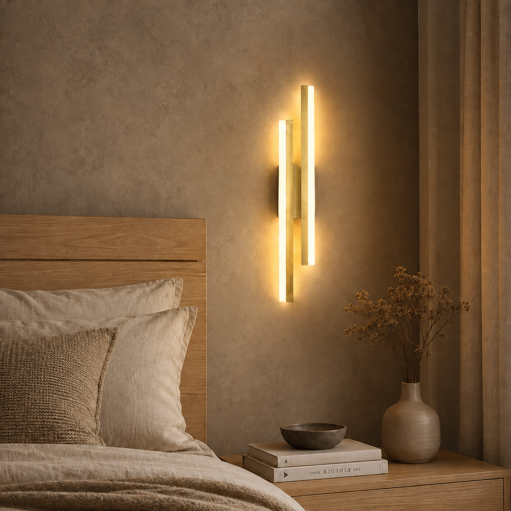 Applique doree tete de lit version droite #or #droite
