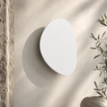 Applique galet blanche eteinte en journee #blanc