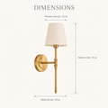 Dimensions applique abat-jour tissu