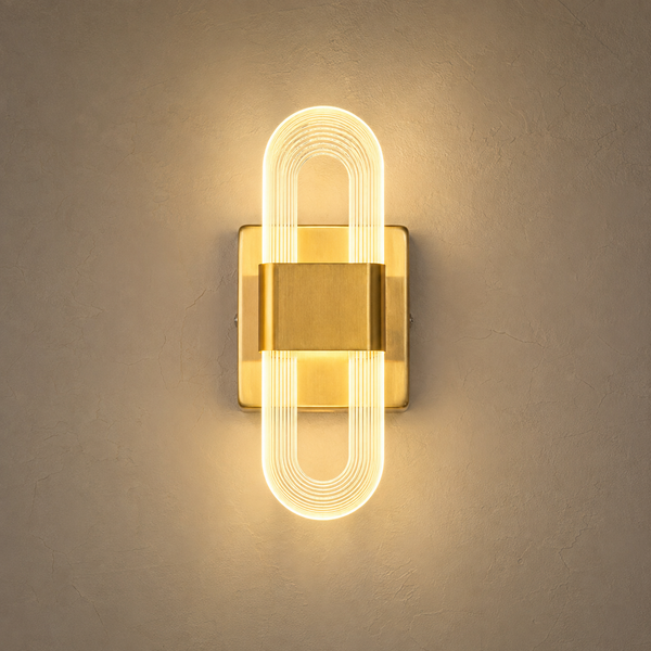 Applique murale chambre tête de lit LED, lumière chaude