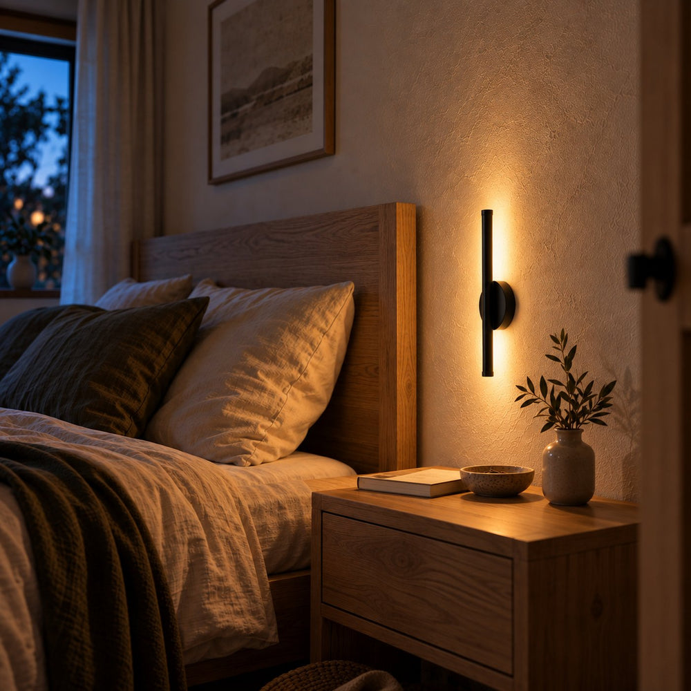 Applique murale chambre sans fil rechargeable, LED - applique v3 02 chambre #noir 50 cm