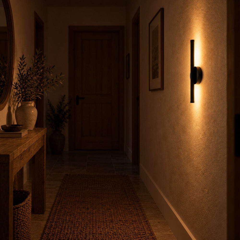 Applique murale chambre sans fil rechargeable, LED - applique v3 10 couloir #noir 50 cm