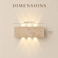 Dimensions : longueur 22 cm, hauteur 8 cm