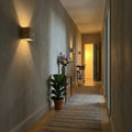 Applique murale chambre tête de lit, travertin, lumière chaude - reva 12 couloir plante #12-cm