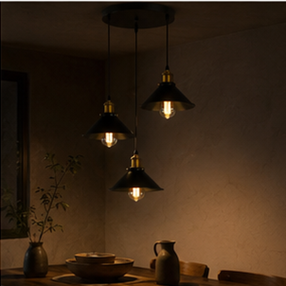 Ambiance nuit, la suspension seule source de lumière