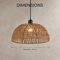 Dimensions : dôme de 30 cm de diamètre