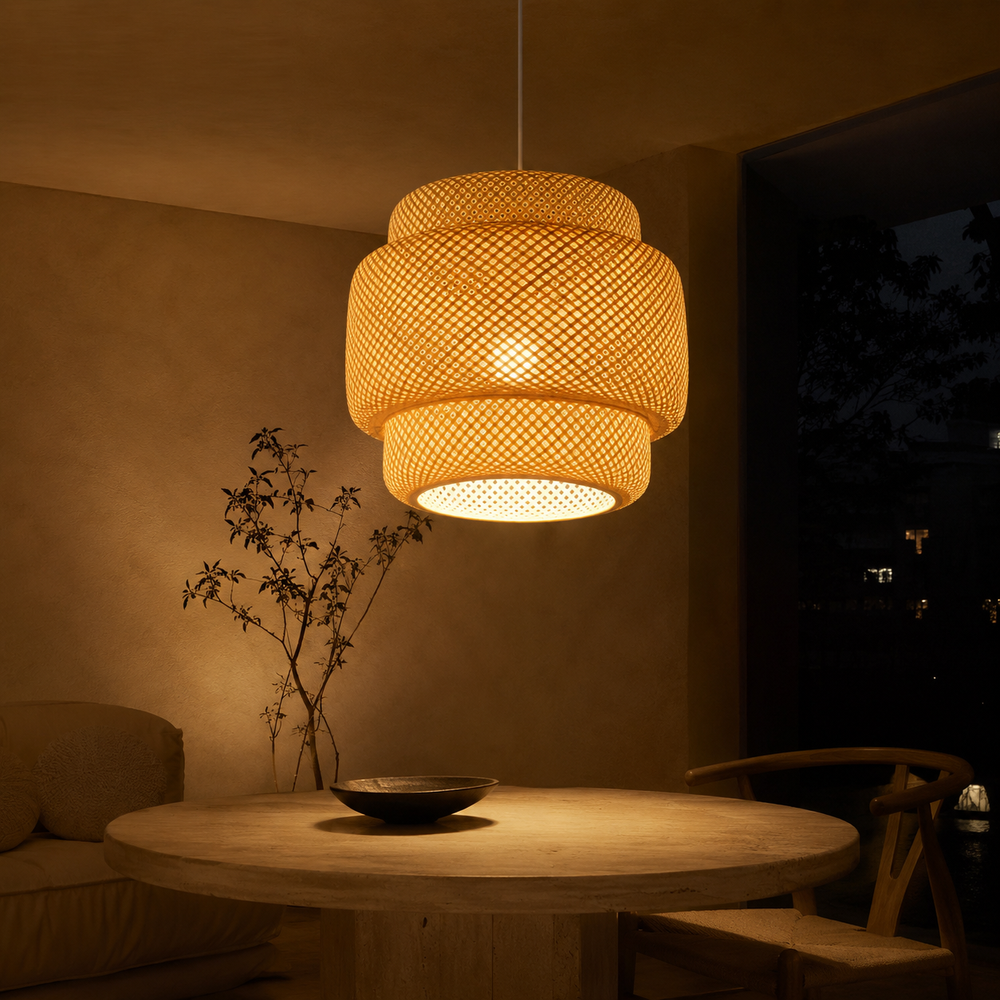 Ambiance nuit, le plafonnier seule source de lumière