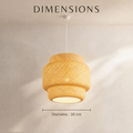 Dimensions : diamètre 30 cm