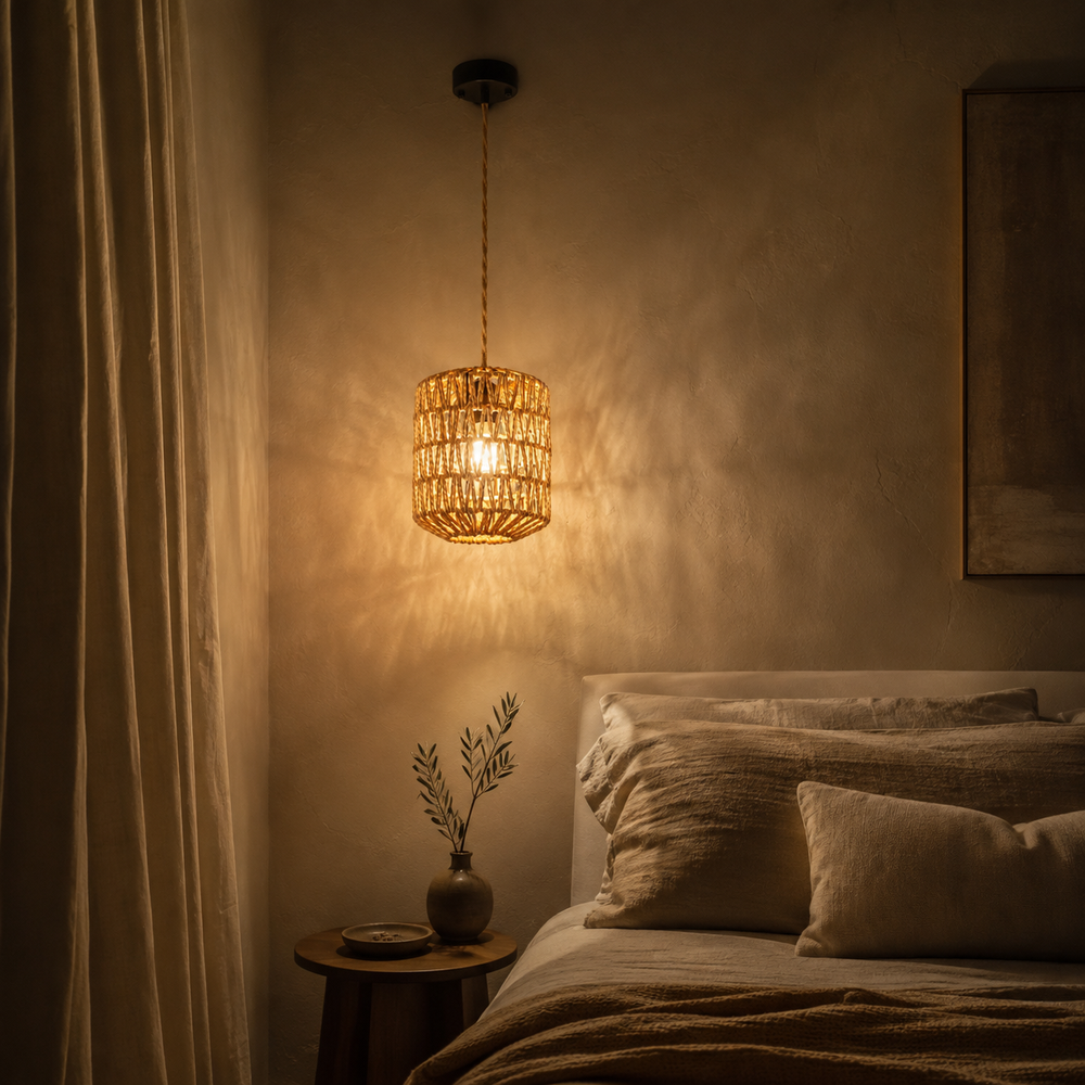 Ambiance nuit, la suspension seule source de lumière