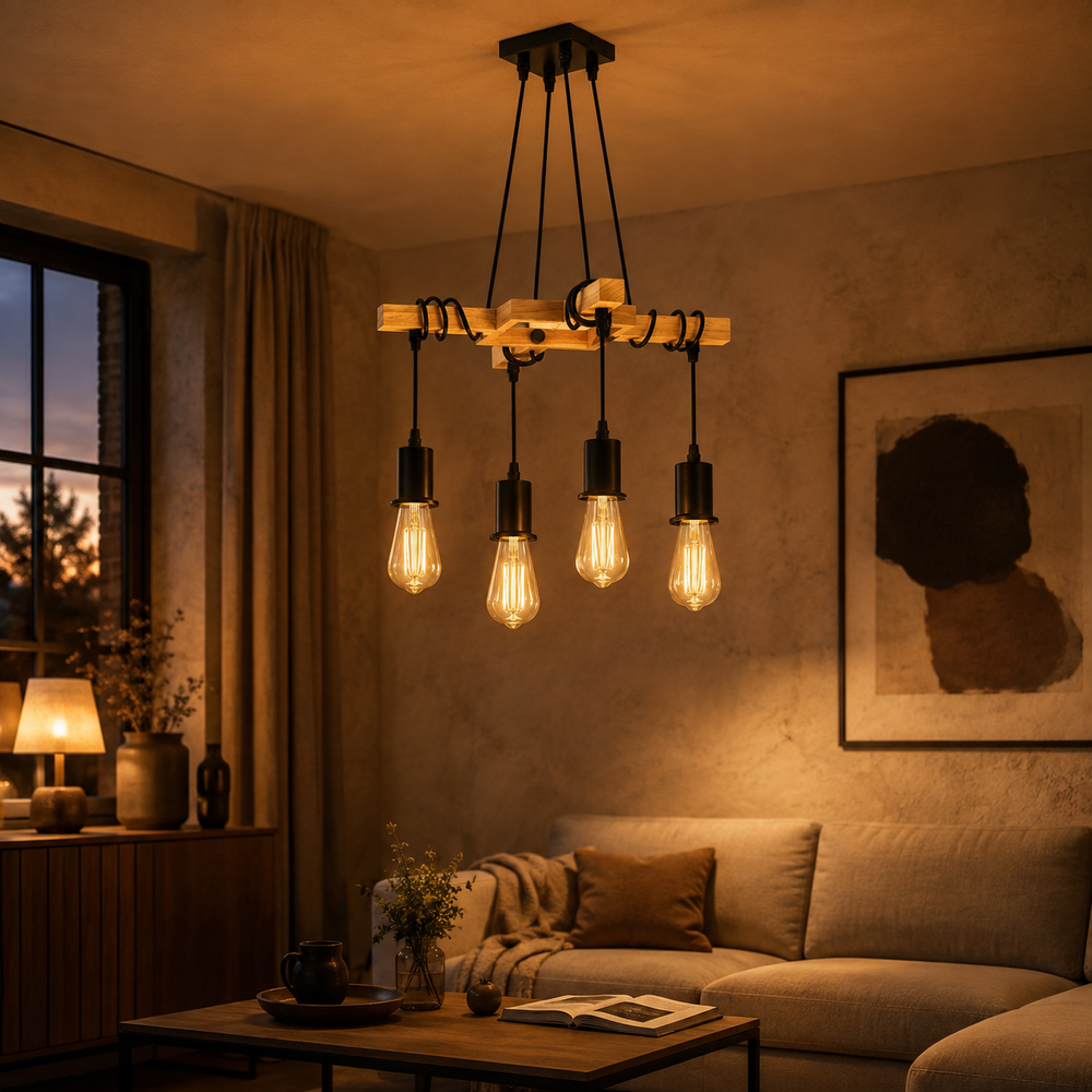 Ambiance salon en soirée