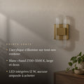 Applique murale chambre tête de lit LED, lumière chaude - v8 points forts guide de lumiere #dore