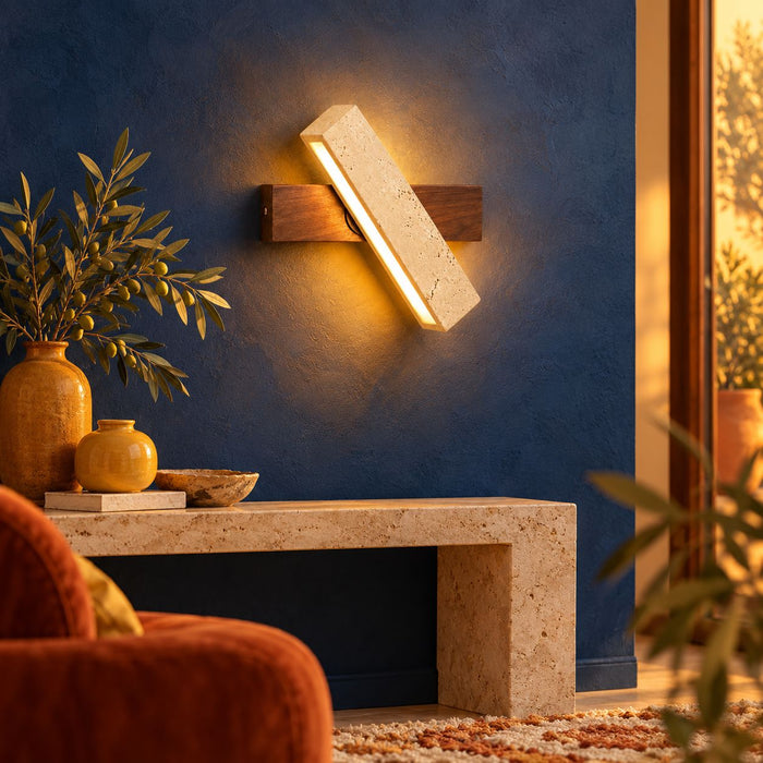Luminaires en pierre & travertin
